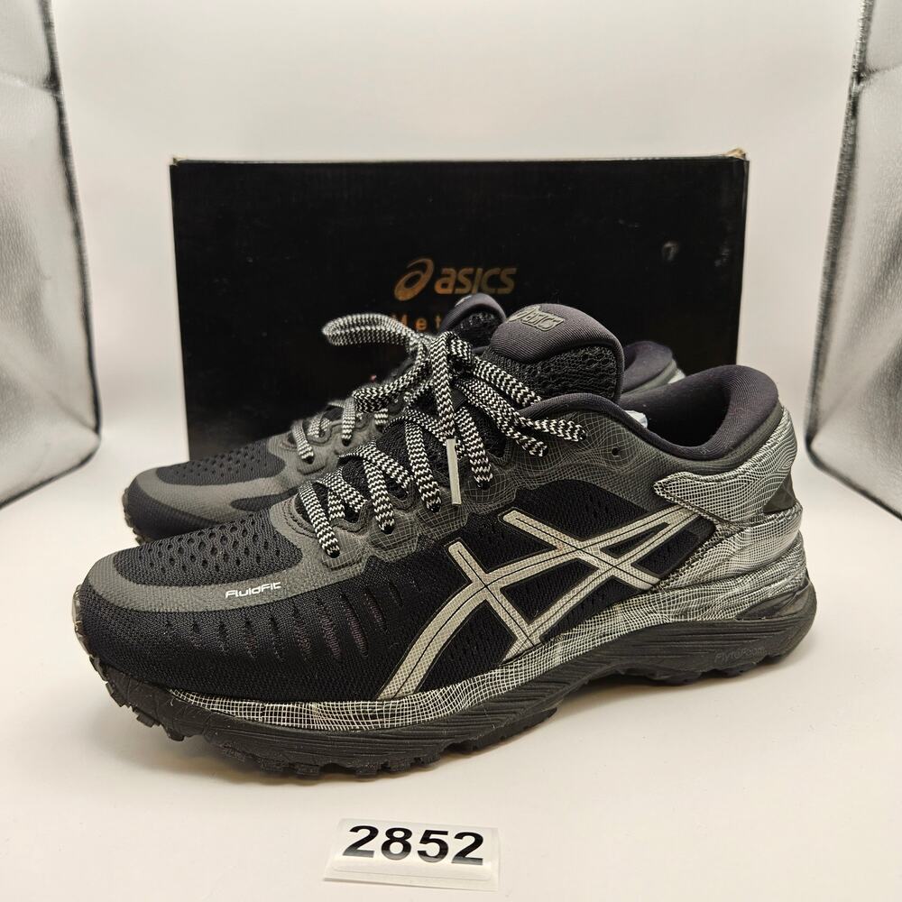 ASICS WOMEN'S 7 METARUN BLACK/SILVER 1012A513-001 RARE TRAINING RUNNING SHOES